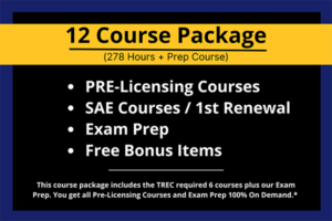 12 Course Package (278 Hours + Prep Course)